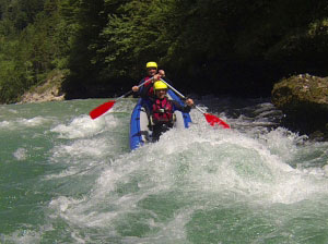 rafting w Alpach